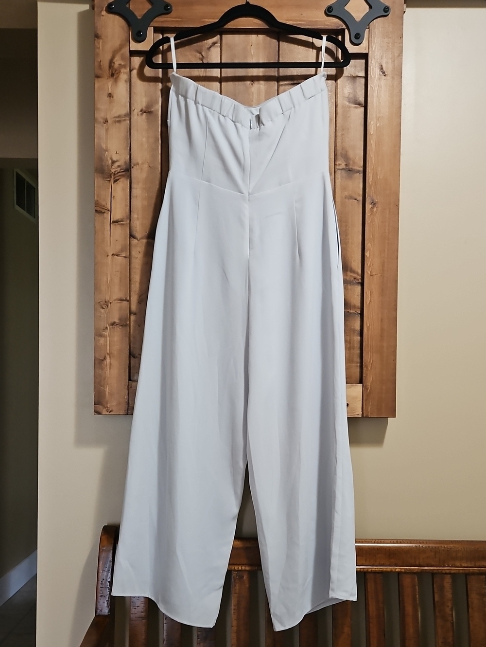 Aritzia Babaton lillooet (Grey) Roshan Strapless Cropped Jumpsuit 10 - Picture 4 of 16